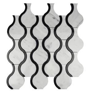 Classicial Style Marble Mosaic Tiles, Hot Sale Pattern,Carrara White