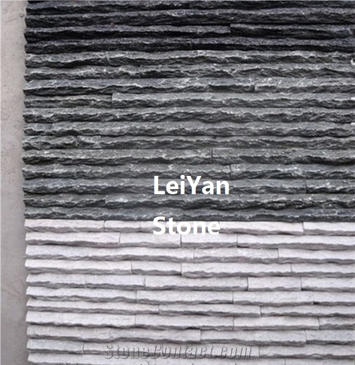 Natural Split White Quarzite Clutured Stone,Ledge,Pannel,Wall Cladding