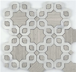 Water Jet Marble Mosaic Tiles on Net,Backsplash,Floor,Wall,Kichen,Bath Water Jet Marble Mosaic Tiles on Net,Backsplash,Floor,Wall,Kichen,Bath