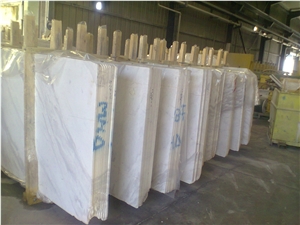 Volakas White Marbel Slabs