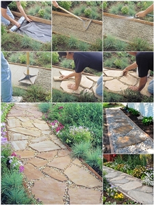 Gneiss for Grass Fugue,, Landscaping Stones, Flagstone