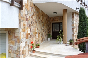 Multicolor Bulgarian Gold Gneiss Tiles