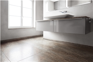 Kirchheimer Muschelkalk Vein Cut Filled, Brushed Bathroom Decorating