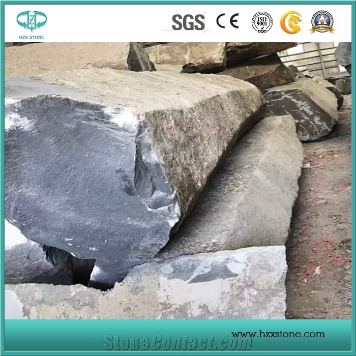 China Black Basalt, Mongolia Black,Menggu Black Basalt Slabs & Tiles
