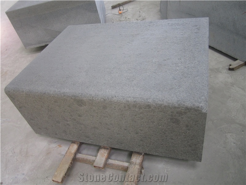 Cheap Zijing Black Granite Basalt Stone Flamed Garden Stair Steps Floor