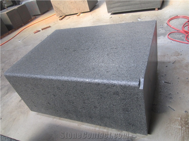 Cheap Zijing Black Granite Basalt Stone Flamed Garden Stair Steps Floor