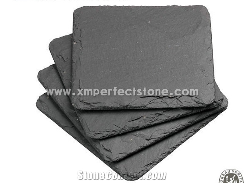 Cheap Black Slate Plates, Grey Slate Tableware, Slate Cheese Board