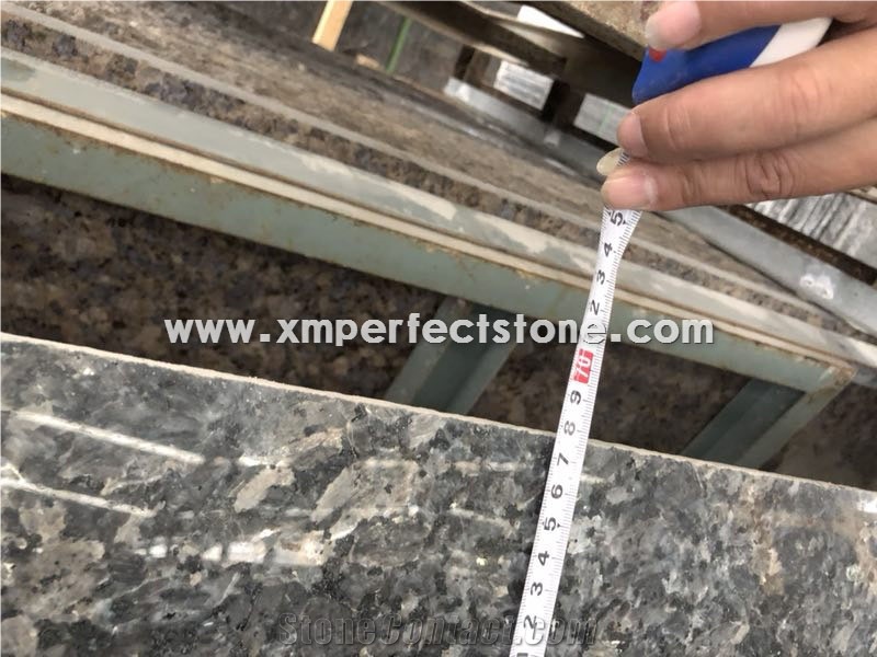 Polished Silver Pearl Granite Norway Labrador Medio, Hallingsas, Slab