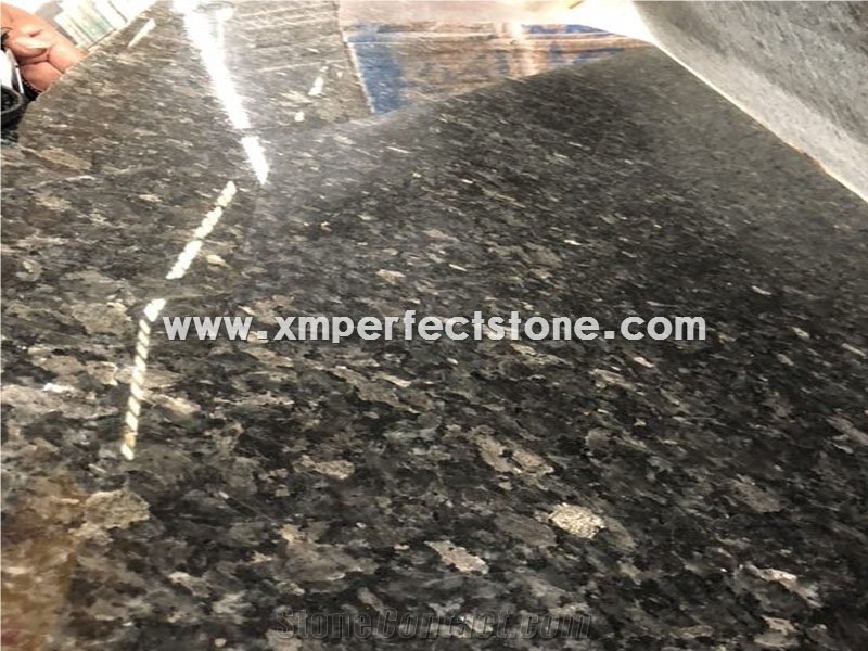 Polished Silver Pearl Granite Norway Labrador Medio, Hallingsas, Slab