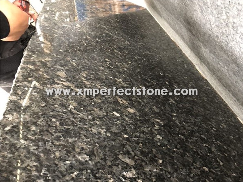 Polished Silver Pearl Granite Norway Labrador Medio, Hallingsas, Slab