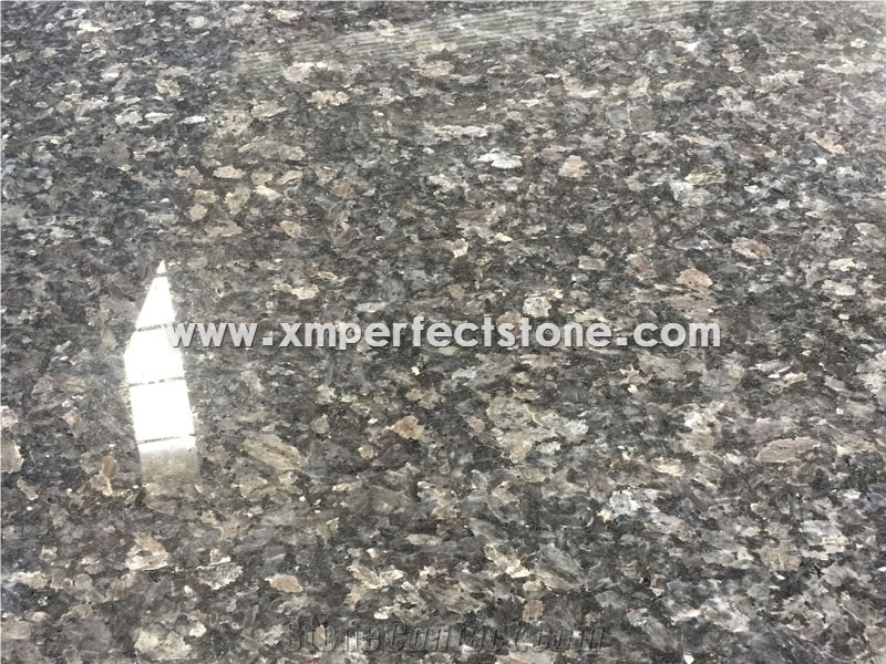 Polished Silver Pearl Granite Norway Labrador Medio, Hallingsas, Slab