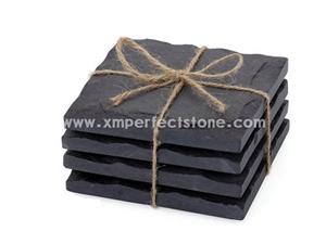 Wholesale Rectangle Black Slate Plate Stone Plate/Slate Cheese Board