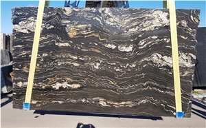 Portoro Quartzite Slabs, Polished