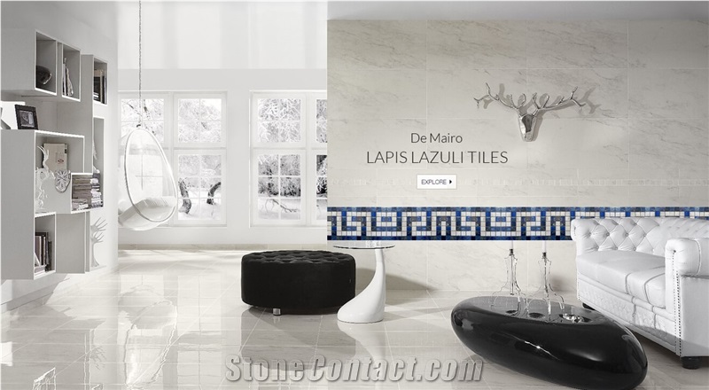 Lapis Lazuli Mosaic Border
