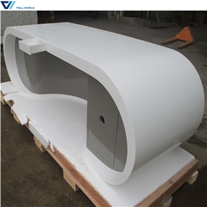 Corian Office Furniture Half Round Office Google Desk