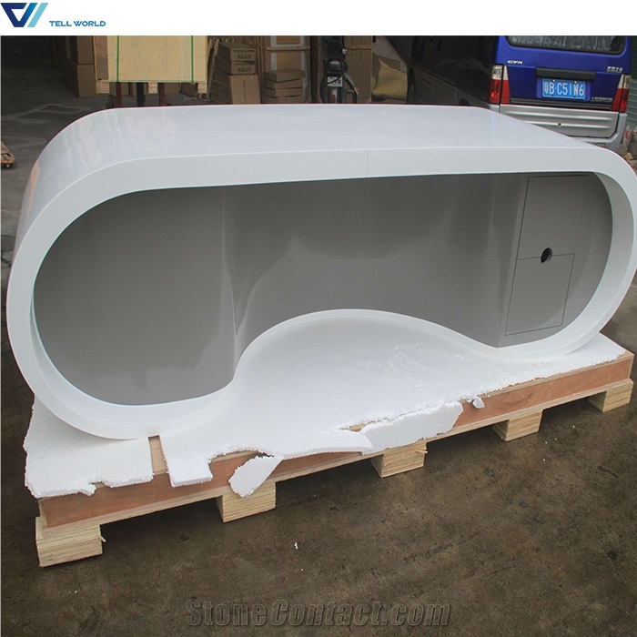 Corian Office Furniture Half Round Office Google Desk