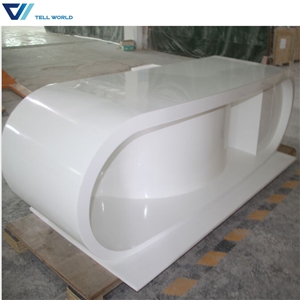 Corian Office Furniture Half Round Office Google Desk