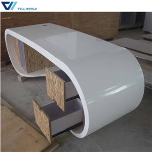 Modern Office Desk in Shenzhen Semi Circle Office Desk