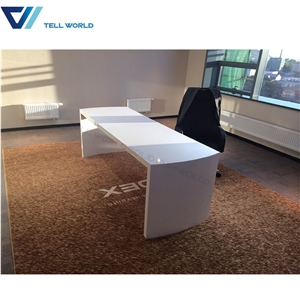 Workstation for 2 People Simple Office Table Design
