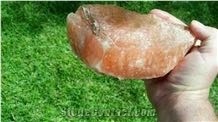 Translucent Orange Alabaster Blocks, Utah Alabaster Block