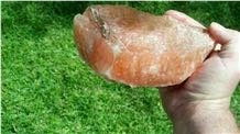Translucent Orange Alabaster Blocks, Utah Alabaster Block