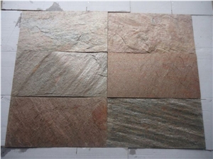 Copper Slate Tiles & Slabs, Brown Slate Floor Covering Tiles, Walling Tiles