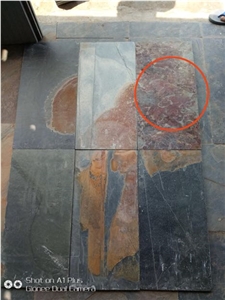 Vijay Gold Slate Tiles & Slabs, Multicolor Slate Floor Covering Tiles, Walling Tiles