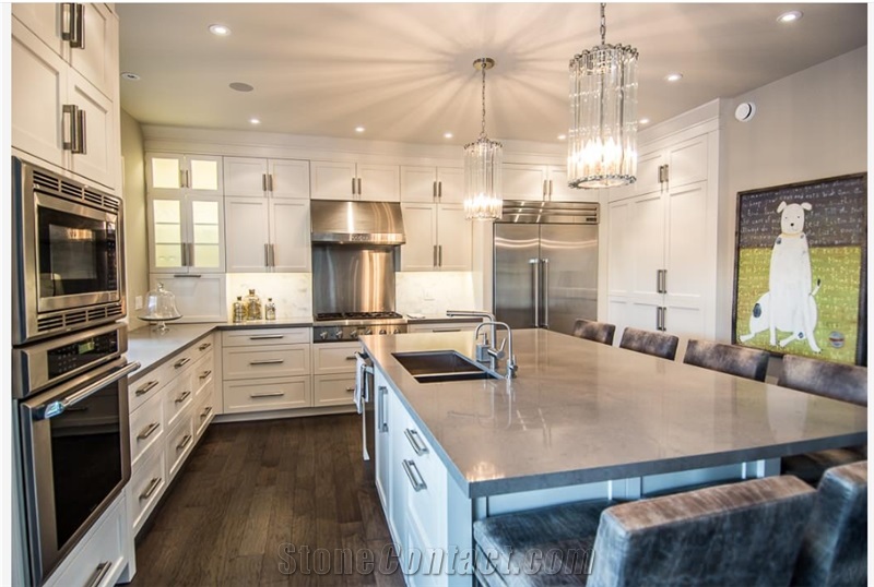 Manmade Stone Marble Like Custom Countertops Table Top