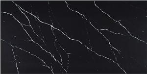 Stylish Performance Of Marquina Collection Of Engineed Quartz Stone