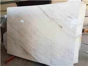Volakas Marble Slabs & Tiles, Greece White Marble