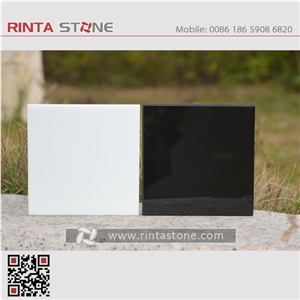 Pure Black Nano Crystallized Glass Panels Manufactured Absolute Dark