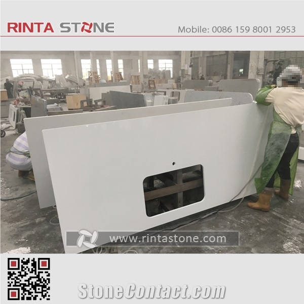 Quartz Artificial Crystallized Quartz Kitchen Counter Tops
