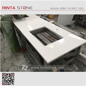 Quartz Artificial Man Made Stone Countertops Bath Top