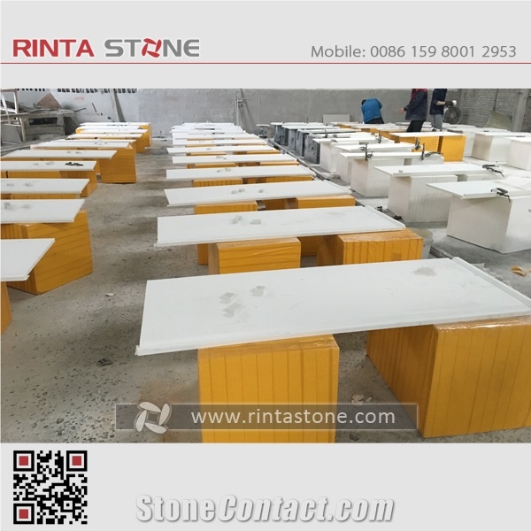 Quartz Artificial Man Made Stone Countertops Bath Top