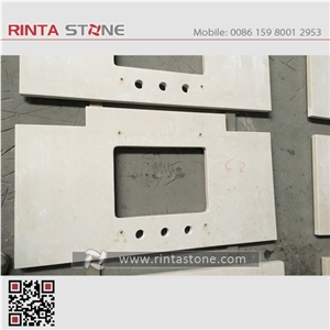 Quartz Artificial Man Made Stone Countertops Bath Top