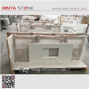Quartz Artificial Man Made Stone Countertops Bath Top