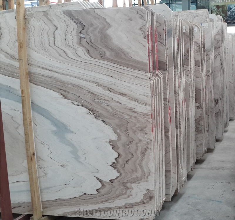 Blue Luxury Hotel Reception Desk Decoration Slab Bookmatched Marble