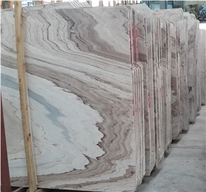Blue Luxury Hotel Reception Desk Decoration Slab Bookmatched Marble