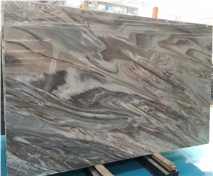 Book Match Countertop Wood Stone Floor Tile Palissandro Blue Marble