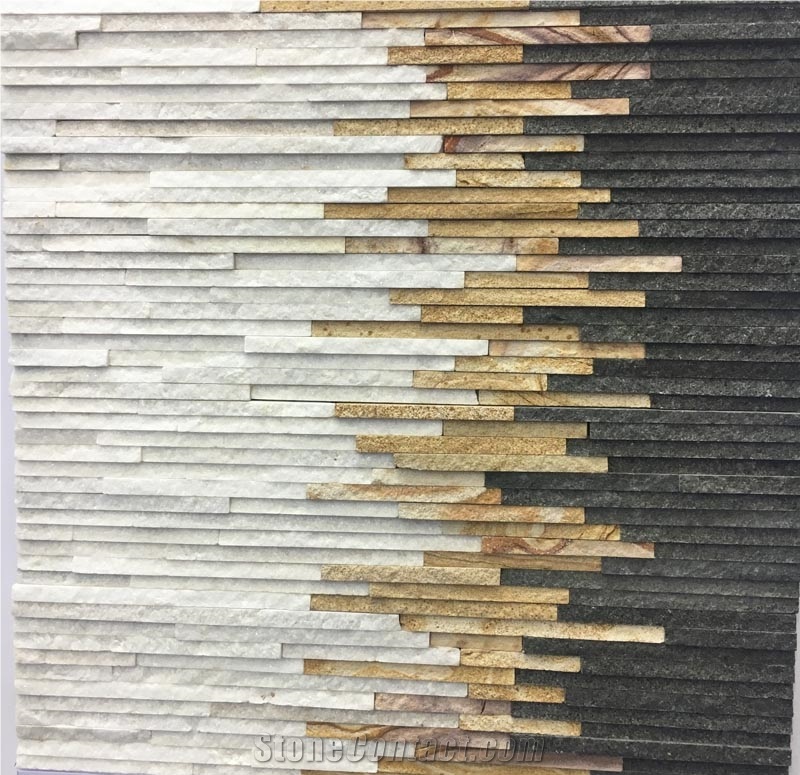 Erosion Resistance Slate Tile Wall Panel Decorative Culture Stone