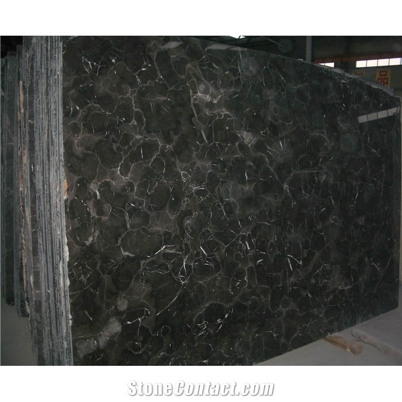 Luxury Floors Black Brown Tile Marble Slab Emperador Dark