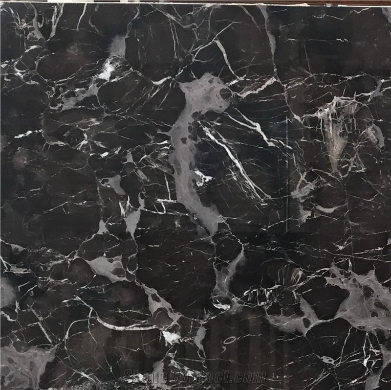 Luxury Floors Black Brown Tile Marble Slab Emperador Dark