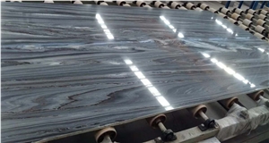 Natural Palissandro Classico Slab Prices Wooden Dark Blue Marble Stone