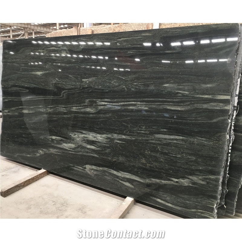 Natural Wall Design Fantasy Stone Countertop Price Olive Green Granite,Granite Tiles & Slabs