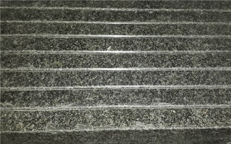 Nero Impala Stairs Design Slab Flooring Tile Absolute Black Granite