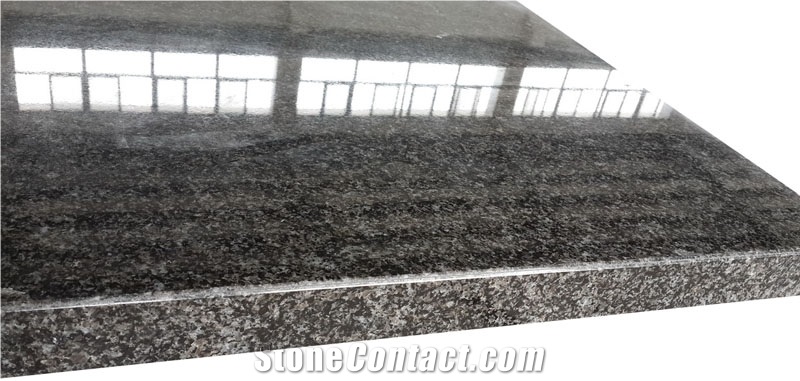 Nero Impala Stairs Design Slab Flooring Tile Absolute Black Granite