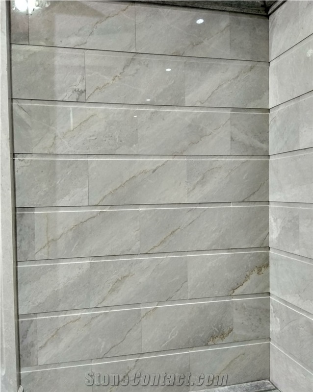 Panel Stone Design Floors Wall China Opal White Sunny Grey Marble