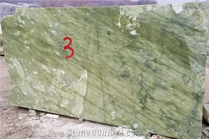 Price Tile Slab Stairs Dining Table Flooring Light Ming Green Marble