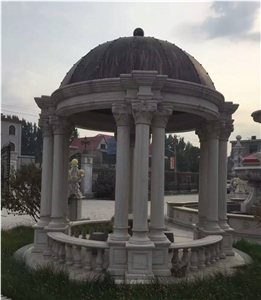 Garden Pavilions Gazebo Sculpture Park Gazebo, Marble Patio Pergola