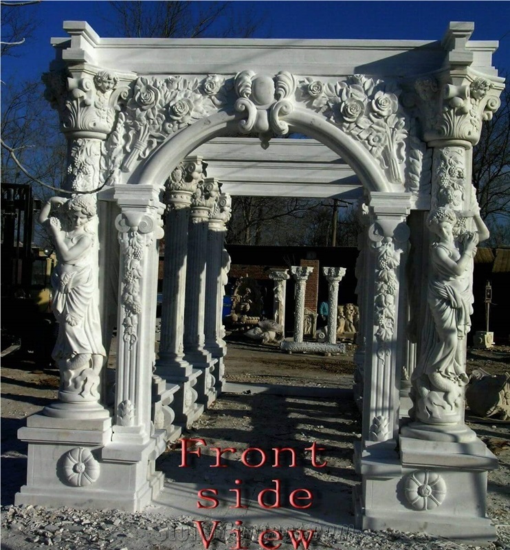 White Marble Gazebo Garden Gazebo